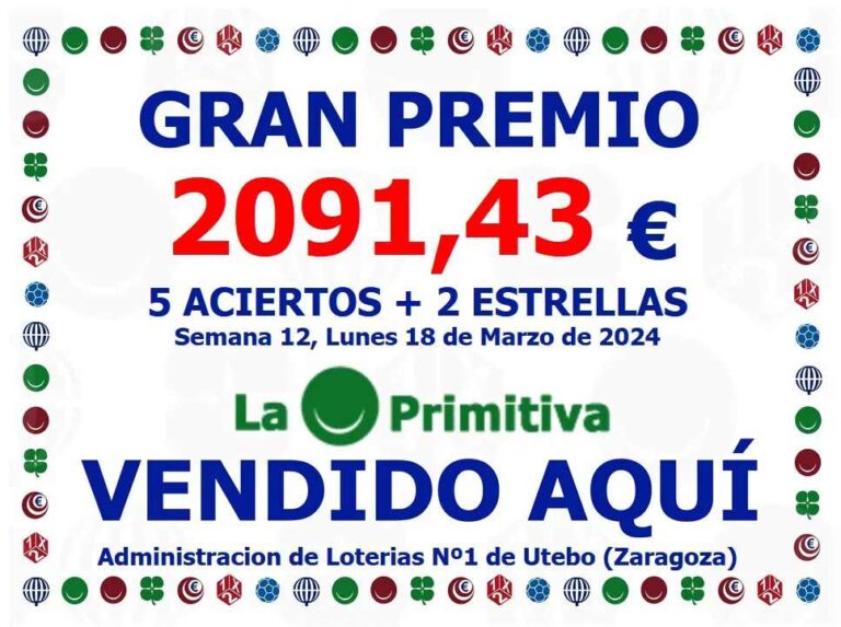 La Primitiva: 18 de Marzo de 2024